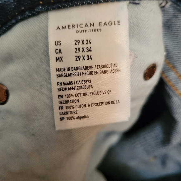 American Eagle "Classic Bootcut" men denim jeans - Picture 7 of 8